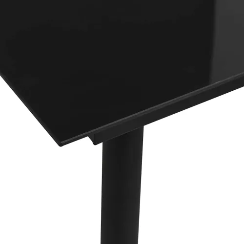  3 részes polyrattan és üveg kültéri étkezőgarnitúra