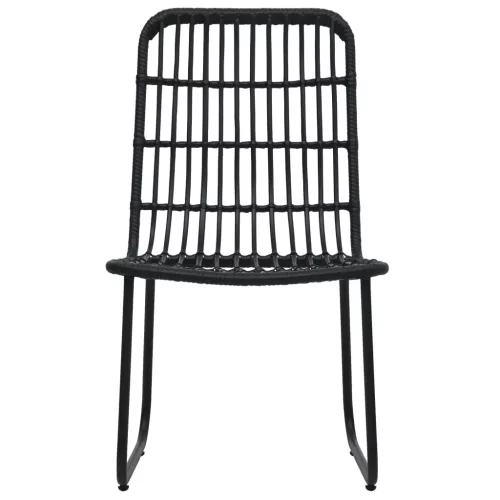  3 részes polyrattan és üveg kültéri étkezőgarnitúra