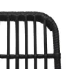  3 részes polyrattan és üveg kültéri étkezőgarnitúra