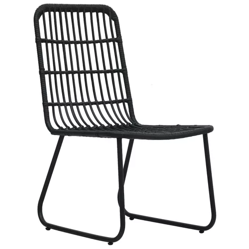  5 részes polyrattan és üveg kültéri étkezőgarnitúra