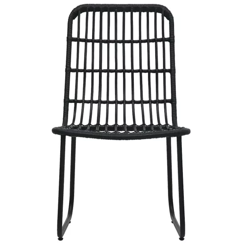  5 részes polyrattan és üveg kültéri étkezőgarnitúra