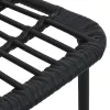  5 részes polyrattan és üveg kültéri étkezőgarnitúra