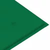 2 személyes tömör eukaliptuszfa kerti pad párnával 120 cm