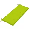  2 személyes tömör eukaliptuszfa kerti pad párnával 120 cm