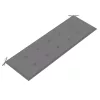  3 személyes tömör eukaliptuszfa kerti pad párnával 150 cm