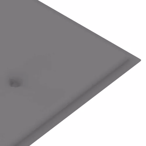  3 személyes tömör eukaliptuszfa kerti pad párnával 150 cm