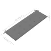  3 személyes tömör eukaliptuszfa kerti pad párnával 150 cm