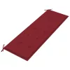  3 személyes tömör eukaliptuszfa kerti pad párnával 150 cm