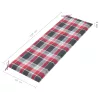  3 személyes tömör eukaliptuszfa kerti pad párnával 150 cm