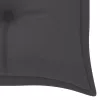  3 személyes tömör eukaliptuszfa kerti pad párnával 150 cm