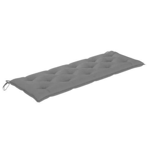  3 személyes tömör eukaliptuszfa kerti pad párnával 150 cm