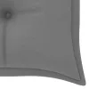  3 személyes tömör eukaliptuszfa kerti pad párnával 150 cm