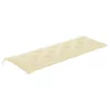  3 személyes tömör eukaliptuszfa kerti pad párnával 150 cm