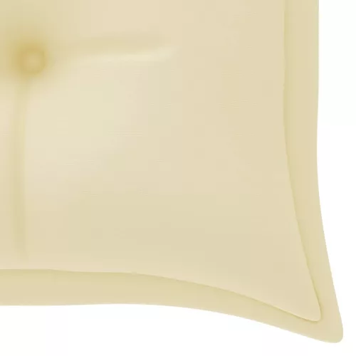  3 személyes tömör eukaliptuszfa kerti pad párnával 150 cm