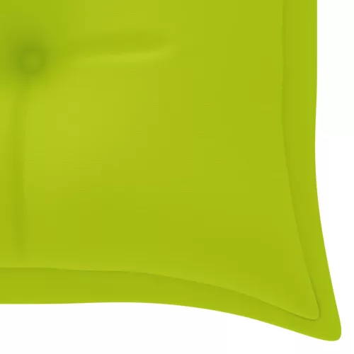  3 személyes tömör eukaliptuszfa kerti pad párnával 150 cm