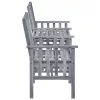  tömör akácfa kerti székek teázóasztallal és párnákkal