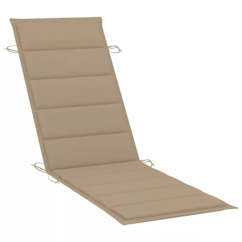  tömör akácfa kerti napozóágy párnával