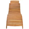  tömör akácfa kerti napozóágy párnával