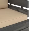  fenyőfa kerti karosszék párnákkal