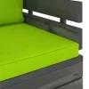  fenyőfa kerti karosszék párnákkal