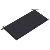  tömör tíkfa kerti pad antracitszürke párnával 112 cm