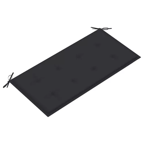  tömör tíkfa kerti pad antracitszürke párnával 112 cm