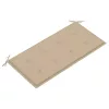 tömör tíkfa kerti pad bézs párnával 112 cm