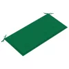  tömör tíkfa kerti pad zöld párnával 112 cm