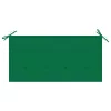  tömör tíkfa kerti pad zöld párnával 112 cm