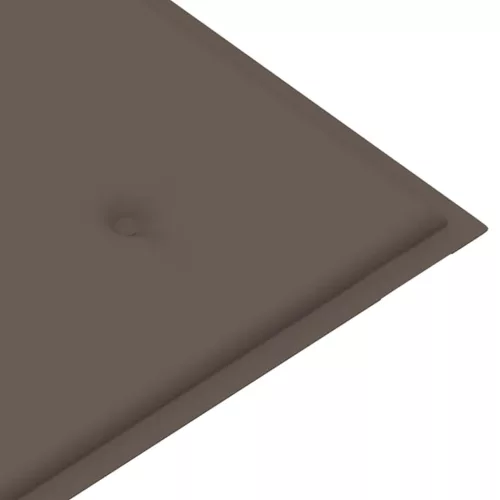  tömör tíkfa kerti pad tópszínű párnával 112 cm