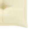  tömör tíkfa kerti pad krémfehér párnával 112 cm