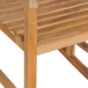  tömör tíkfa hintaszék élénkzöld párnával