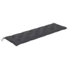  tömör tíkfa kerti pad antracitszürke párnával 175 cm