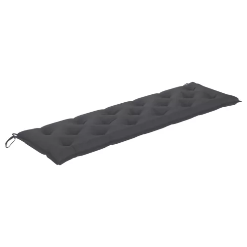  tömör tíkfa kerti pad antracitszürke párnával 175 cm