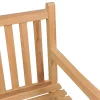  tömör tíkfa kerti pad bézs párnával 175 cm