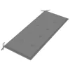  tömör tíkfa rakásolható kerti pad párnával 128,5 cm