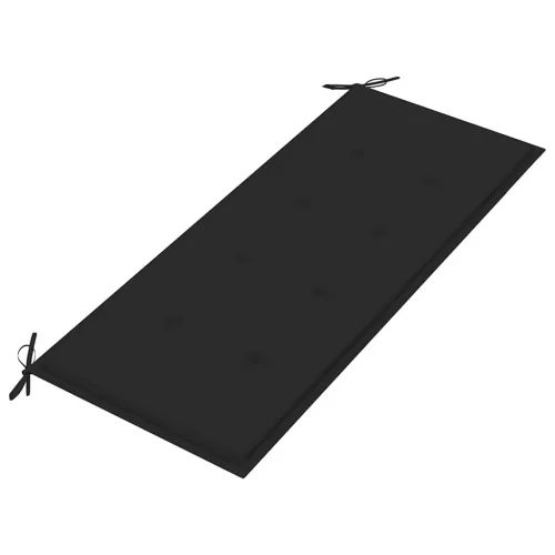  tömör tíkfa rakásolható kerti pad párnával 128,5 cm