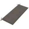  tömör tíkfa rakásolható kerti pad párnával 128,5 cm