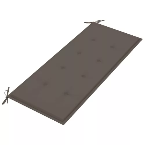  tömör tíkfa rakásolható kerti pad párnával 128,5 cm
