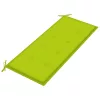  tömör tíkfa rakásolható kerti pad párnával 128,5 cm