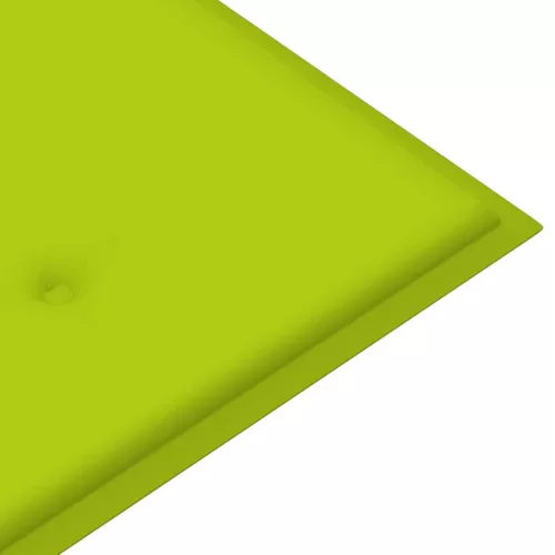  tömör tíkfa rakásolható kerti pad párnával 128,5 cm