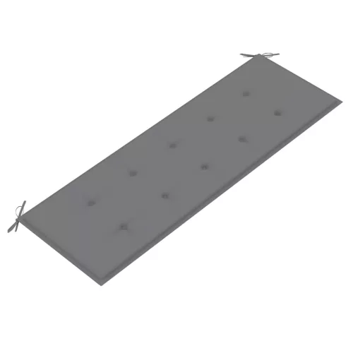  tömör tíkfa rakásolható kerti pad párnával 159 cm
