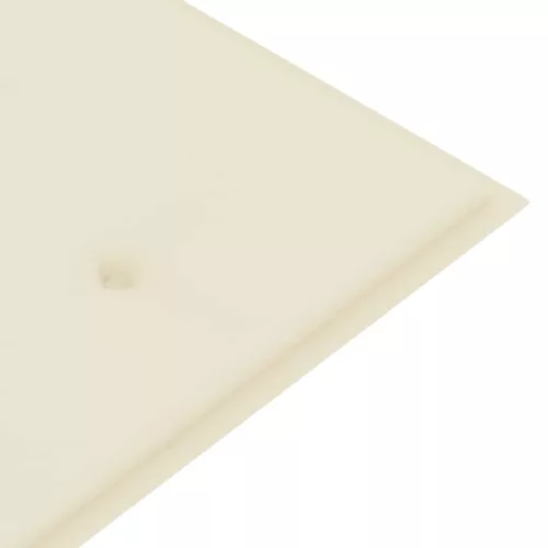  tömör tíkfa rakásolható kerti pad párnával 159 cm