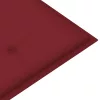  tömör tíkfa rakásolható kerti pad párnával 159 cm