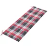 tömör tíkfa rakásolható kerti pad párnával 159 cm