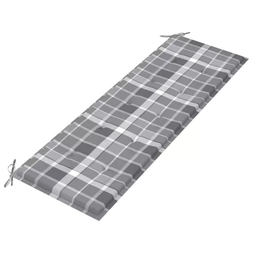  tömör tíkfa rakásolható kerti pad párnával 159 cm