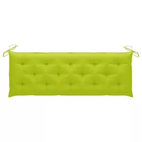  tömör tíkfa rakásolható kerti pad párnával 159 cm
