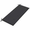  tömör akácfa kerti pad párnával 120 cm