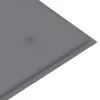  tömör akácfa kerti pad párnával 120 cm