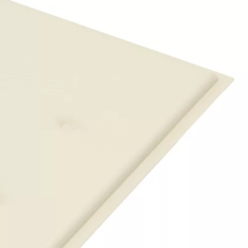  tömör akácfa kerti pad párnával 120 cm